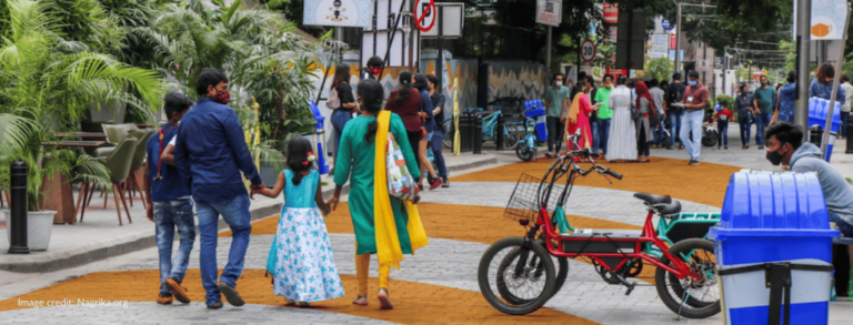 Healthy streets with good foothpaths