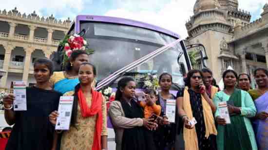 shakti scheme of free buses in Karnataka