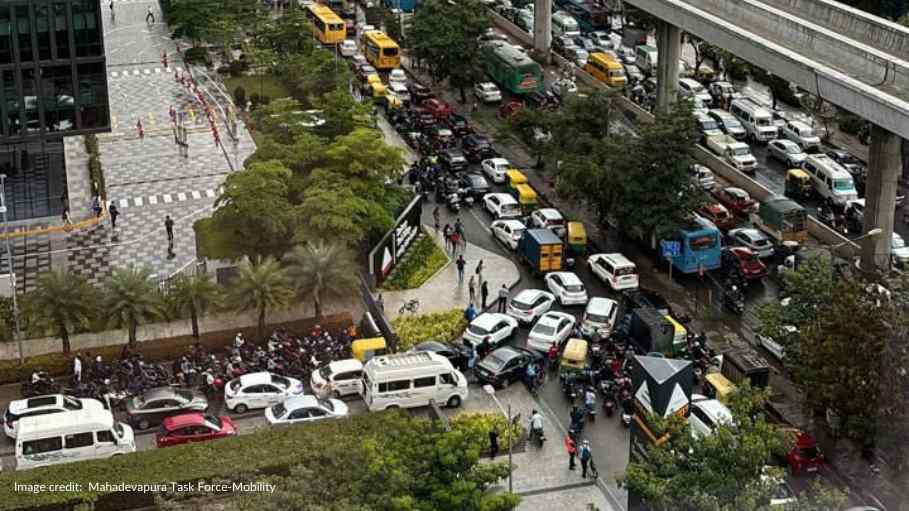 Traffic congestion in Bangalore